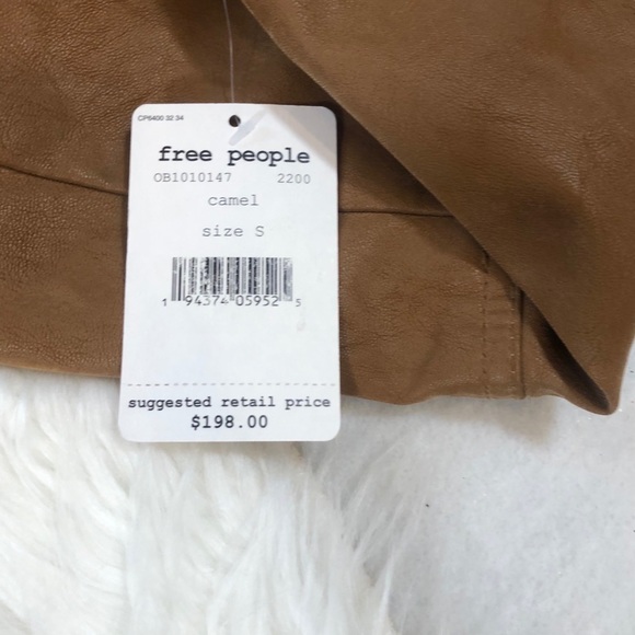 FREE PEOPLE Fenix Faux Leather Jacket - Picture 10 of 15